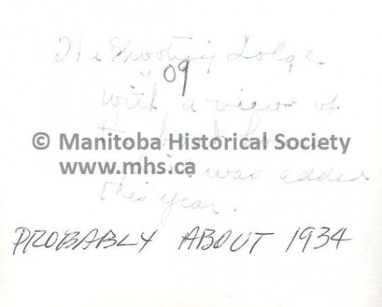 Sioux Pass 1934 lodge back