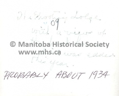 Sioux Pass 1934 lodge back