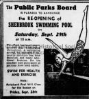 Sherbrook Pool Ad
