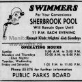 Sherbrook Pool Ad, May 4, 1946