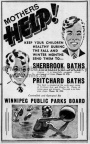 Sherbrook Pool Ad, Oct 30, 1937