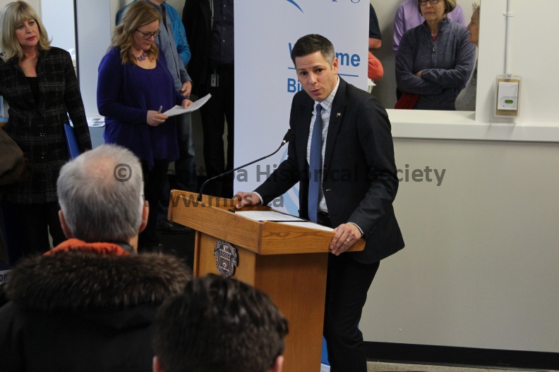 Sherbrook Pool Reopening Jan 9 2017 by C. Cassidy (38) Mayor Bowman.JPG